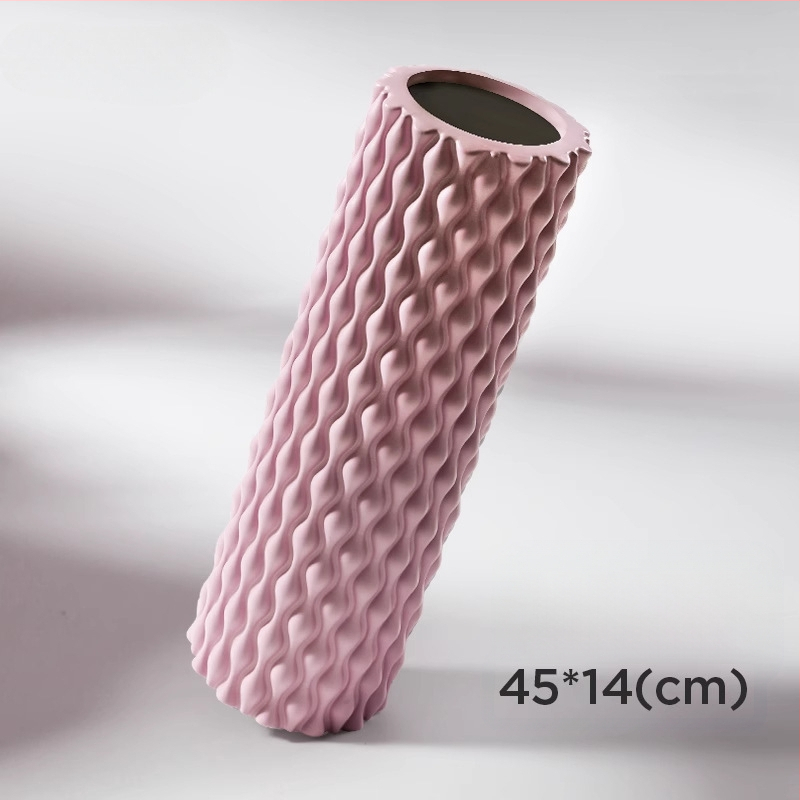 Amyup EVA κύλινδρος γιόγκα με σχήμα σταγόνας νερού, κενό εσωτερικό και μασάζ με δοντάκια λύκου