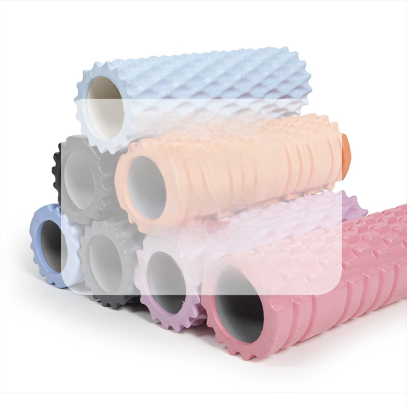 Amyup EVA κύλινδρος γιόγκα με σχήμα σταγόνας νερού, κενό εσωτερικό και μασάζ με δοντάκια λύκου