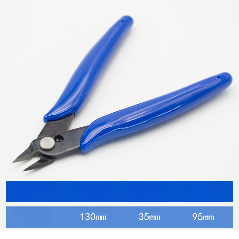 Διαγώνιοι κόφτες για μοντελοποίηση, εργαλείο με λαβή PVC, βάρος 58 g, συνολικός μήκος 130 mm, μήκος σιαγόνας 95 mm
