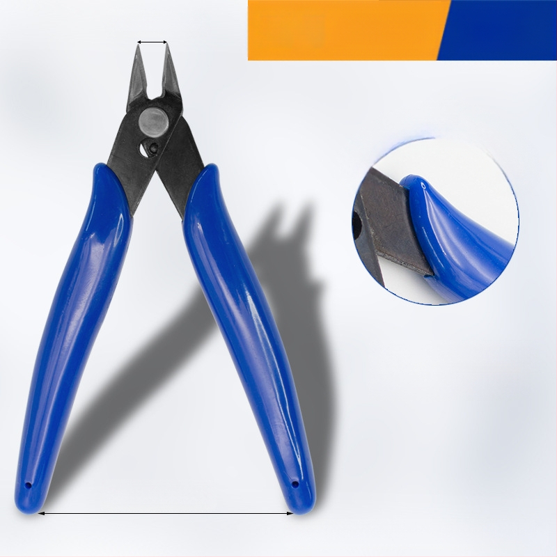 Διαγώνιοι κόφτες για μοντελοποίηση, εργαλείο με λαβή PVC, βάρος 58 g, συνολικός μήκος 130 mm, μήκος σιαγόνας 95 mm