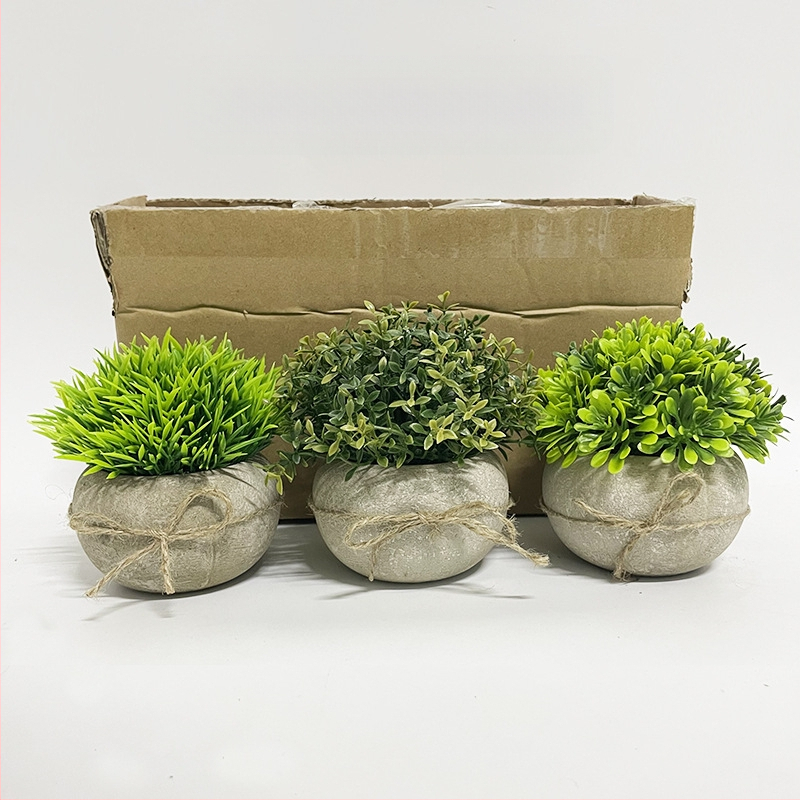 Σετ τεχνητών γλαστρών για εσωτερική διακόσμηση γραφείου και φωτογραφικά αξεσουάρ (Μάρκα: Hengyida; Υλικό: Πλαστικό; Διαδικασία: Έγχυση χύτευσης; Ποικιλία: 3312868)