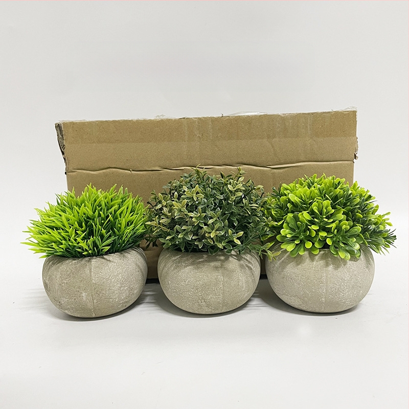 Σετ τεχνητών γλαστρών για εσωτερική διακόσμηση γραφείου και φωτογραφικά αξεσουάρ (Μάρκα: Hengyida; Υλικό: Πλαστικό; Διαδικασία: Έγχυση χύτευσης; Ποικιλία: 3312868)