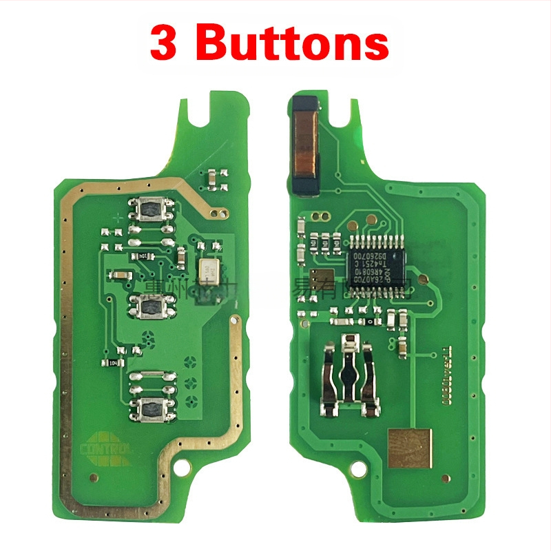 Citroën Logo 2/3 mygtukų sulankstomas raktas VA2/HU83 CE0536 434MHz ID46
