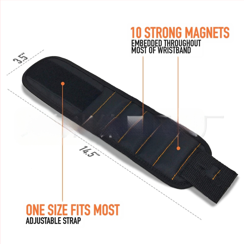 Magnetinis riešo apsauginis įrankiams — anti praradimo sriegiai, 1680 balistinis nailonas, tinkamas alpinizmui