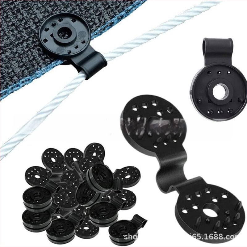 Skėtinių tinklo klipas, plastmasinis, tinklo tvirtinimui