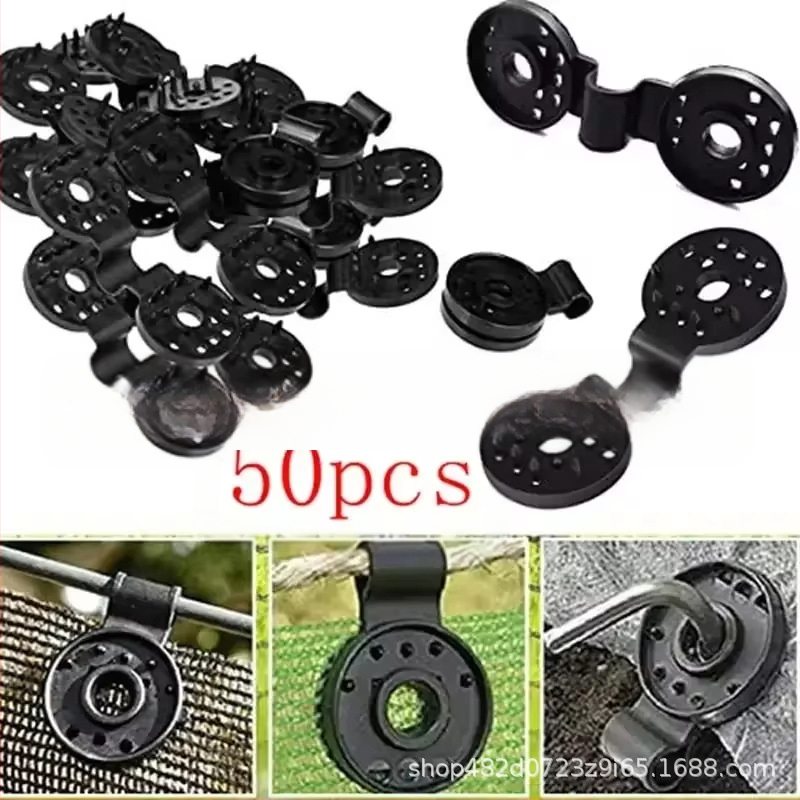 Skėtinių tinklo klipas, plastmasinis, tinklo tvirtinimui