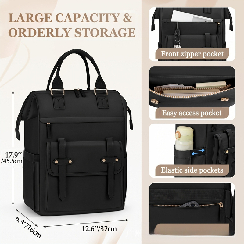 Sülearvutikaott – Ehtne nahk, Kõrgekvaliteediline veisekoer, 20–35L, Euroopa-Ameerika retro stiil, Vaba aja ja reiside jaoks