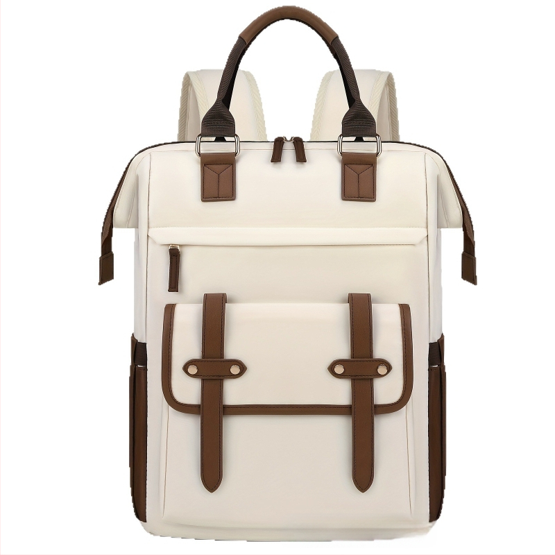 Sülearvutikaott – Ehtne nahk, Kõrgekvaliteediline veisekoer, 20–35L, Euroopa-Ameerika retro stiil, Vaba aja ja reiside jaoks