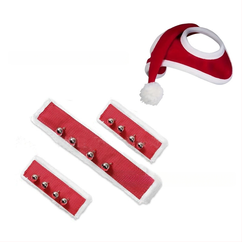 Σετ καπέλο Άγιου Βασίλη για άλογο με μαλλί και κάλυμμα κεφαλής - (Αριθμός προϊόντος: X6; Αντικείμενο: Άλογο; Προέλευση: Zhejiang; Διασυνοριακή εξαγωγή αποκλειστικά: Ναι; Εισαγωγή: Όχι)