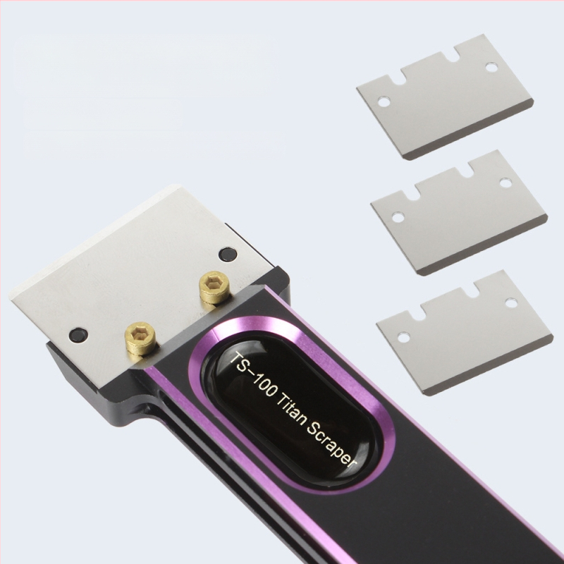 Μεταλλικός σκραπερ πλατφόρμας για 3D εκτυπωτή με PEI φύλλο, λεπίδα καθαρισμού και εξάγωνο κλειδί (SN346)