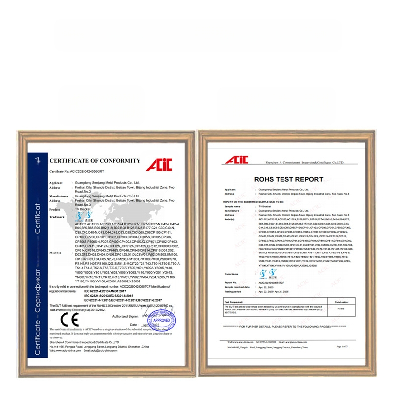 Κινητή βάση τηλεόρασης δαπέδου, χάλυβας ψυχρής έλασης, μοντέλο Y609S-2, βάρος 8,7 kg, περιλαμβάνει κιτ βιδών εγκατάστασης, συμβατό με επίπεδη οθόνη