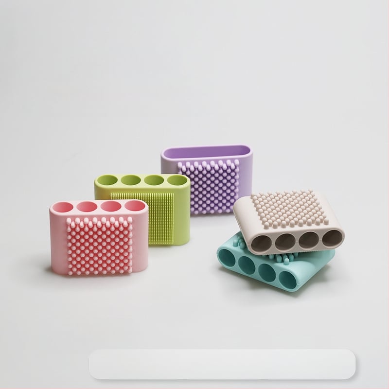 Very clever силиконова ръкавица за тяло с четири пръста за кучета — четка за гръб, душ гъба, анти-изплъзване, опаковка 150 бр.