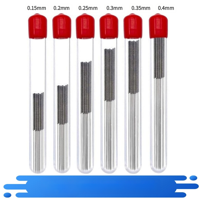 Комплект от 60 игли за почистване на дюза за 3D принтер, неръждаема стомана