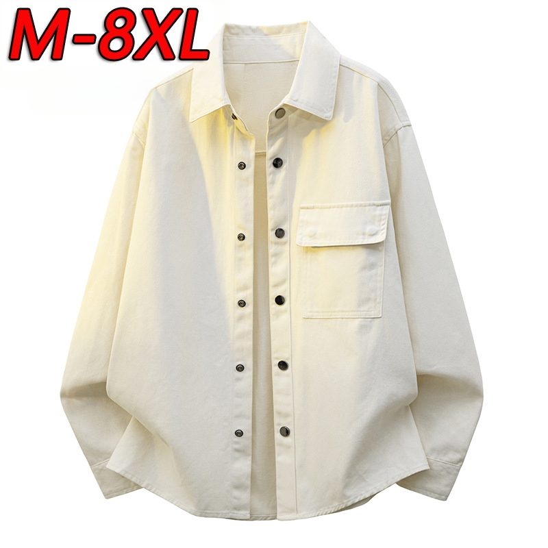 Muška košulja u hongkonškom stilu za muškarce, radna odjeća, dugi rukav, jednobojna, 100% poliester, casual