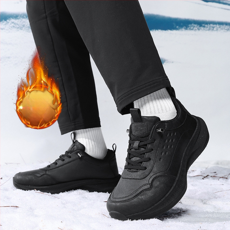 Unisex plačių nosių lauko kasdieniniai bėgimo bateliai – viršutinė dalis iš sintetinės odos, EVA vidurinis padas, guminė išorė