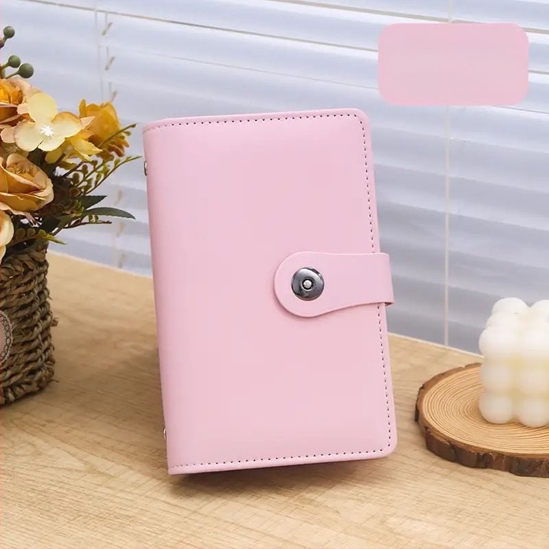 Pinigų taupymo organizatorius – PU oda, PVC įdėklas, atsparus vandeniui, universalus, miesto minimalistinis stilius, kasdieniam naudojimui