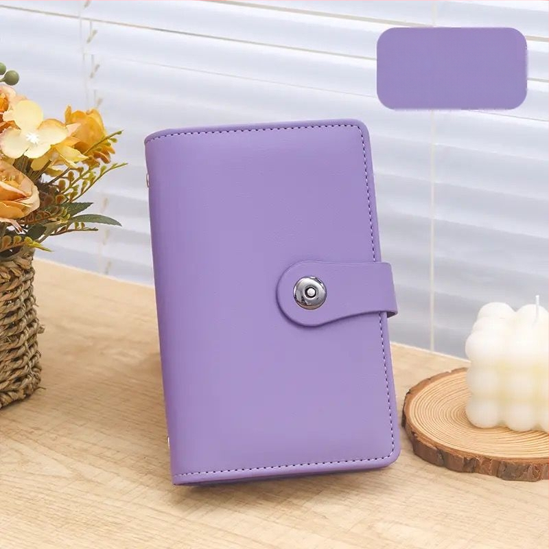 Pinigų taupymo organizatorius – PU oda, PVC įdėklas, atsparus vandeniui, universalus, miesto minimalistinis stilius, kasdieniam naudojimui