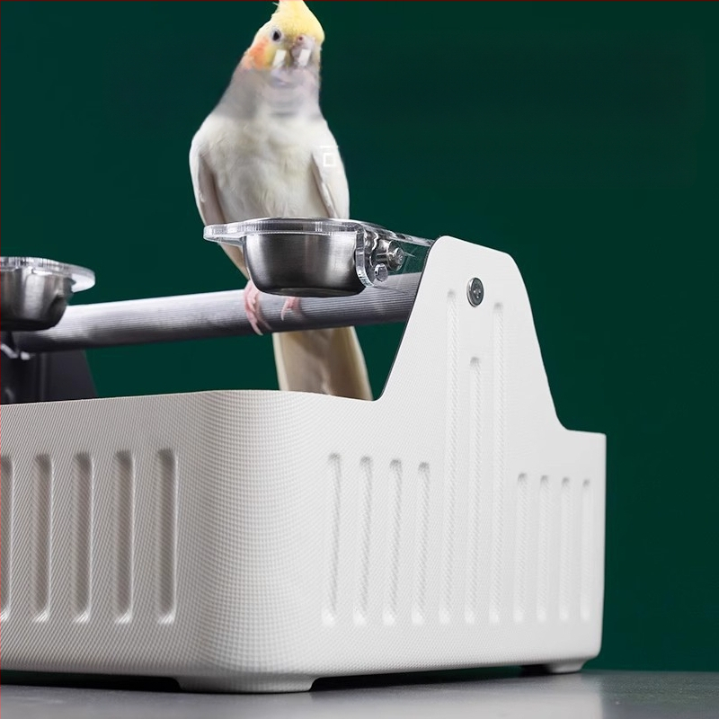 Papagal - coș de toaletă de antrenament pentru birou (WP01) - Adult, Corp mediu, Pasăre