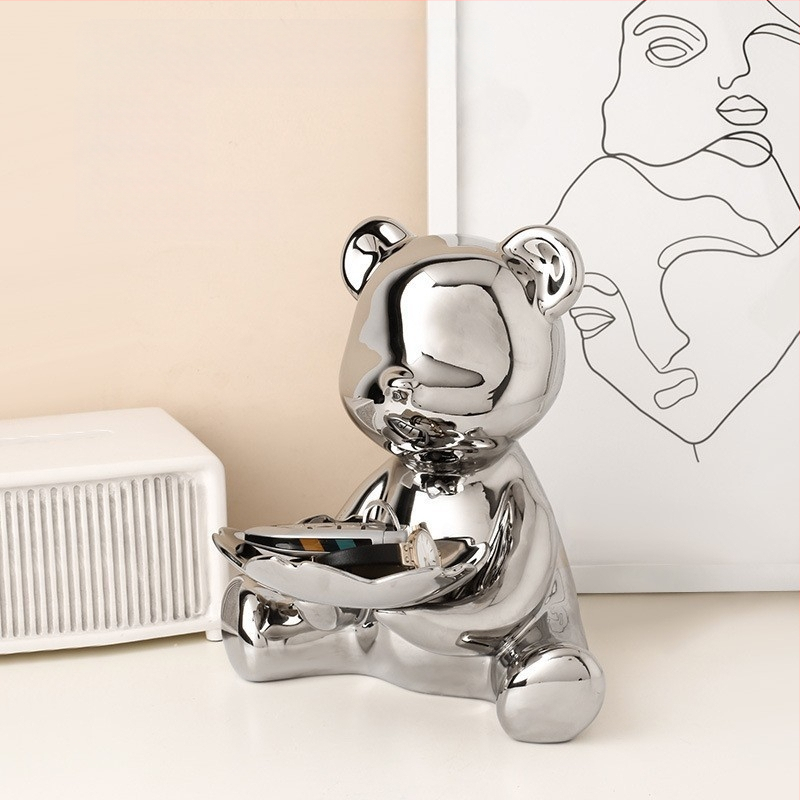 Behanmei κεραμικό βάζο ηλεκτροπλατιωμένο — πορσελάνη, στιλ ελαφρύ πολυτελείας