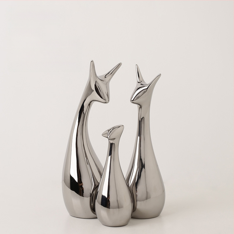 Behanmei κεραμικό βάζο ηλεκτροπλατιωμένο — πορσελάνη, στιλ ελαφρύ πολυτελείας