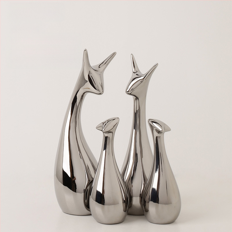 Behanmei κεραμικό βάζο ηλεκτροπλατιωμένο — πορσελάνη, στιλ ελαφρύ πολυτελείας