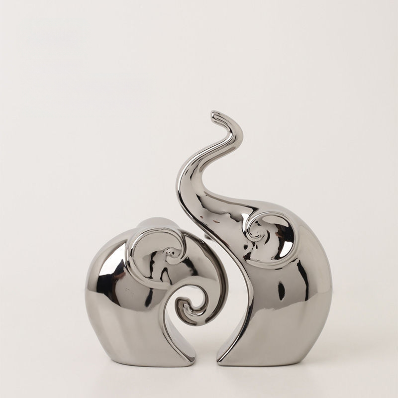 Behanmei κεραμικό βάζο ηλεκτροπλατιωμένο — πορσελάνη, στιλ ελαφρύ πολυτελείας