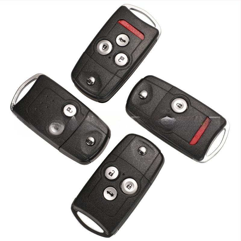 Carcasă pliabilă pentru cheie pentru Honda/Acura Accord Jazz CRV HRV — ABS + cupru, lamă din cupru, 55 g, compatibilă cu chei cu telecomandă pliabile