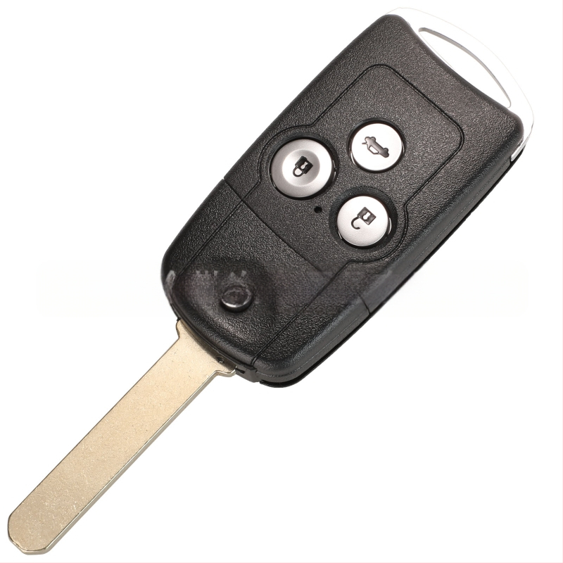 Carcasă pliabilă pentru cheie pentru Honda/Acura Accord Jazz CRV HRV — ABS + cupru, lamă din cupru, 55 g, compatibilă cu chei cu telecomandă pliabile