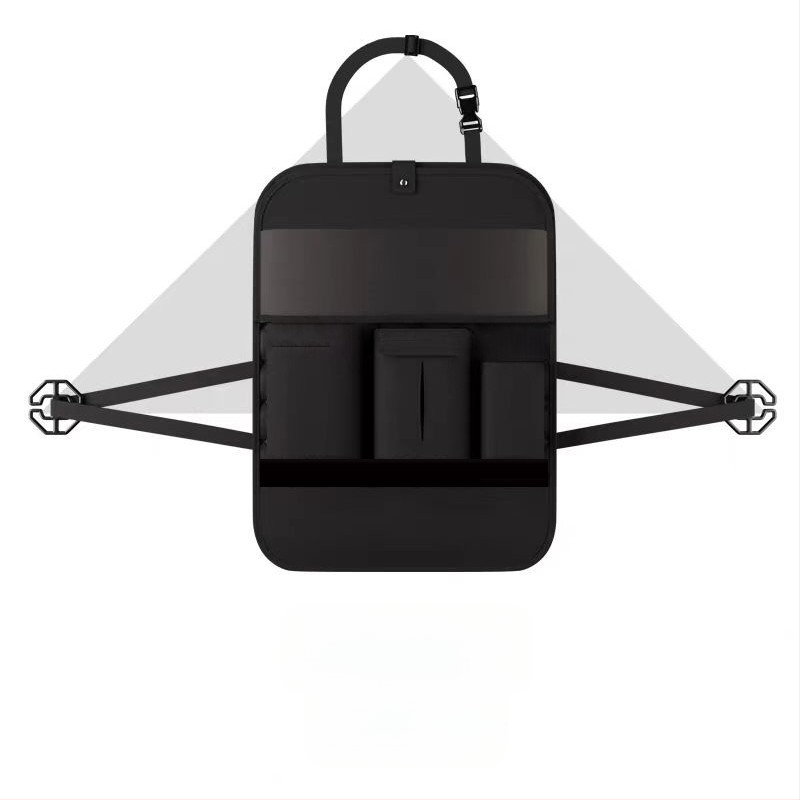 Geantă de depozitare din piele pentru spatele scaunului auto - impermeabilă, de agățat, universală