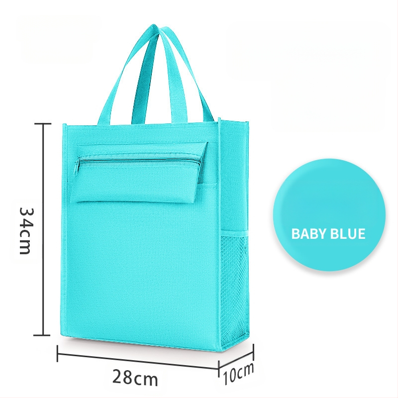 Ученическа платнена чанта с цип, голям капацитет, водоустойчива, карикатурен дизайн