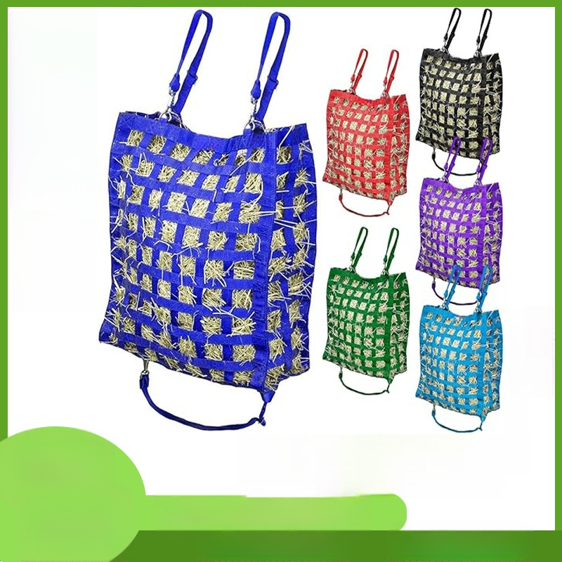 Τσάντα για αργή τροφοδοσία χορτοτροφίας ζώων — Ανθεκτικό ύφασμα Oxford, μάρκα Xinxi, Προηγμένος σχεδιασμός αργής τροφοδοσίας για βοοειδή, πρόβατα, άλογα, γάιδαρους και κατσίκες