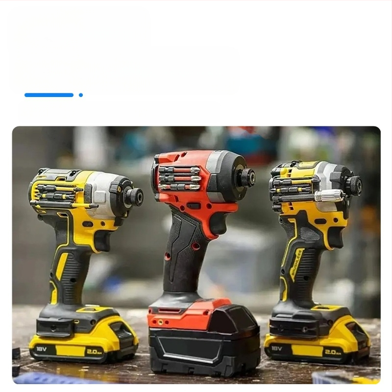 Bitų laikiklis varžtams su lipiniu montavimu ir magnetine funkcija, 3 skylėmis bitų saugojimo juosta, anglies plienas