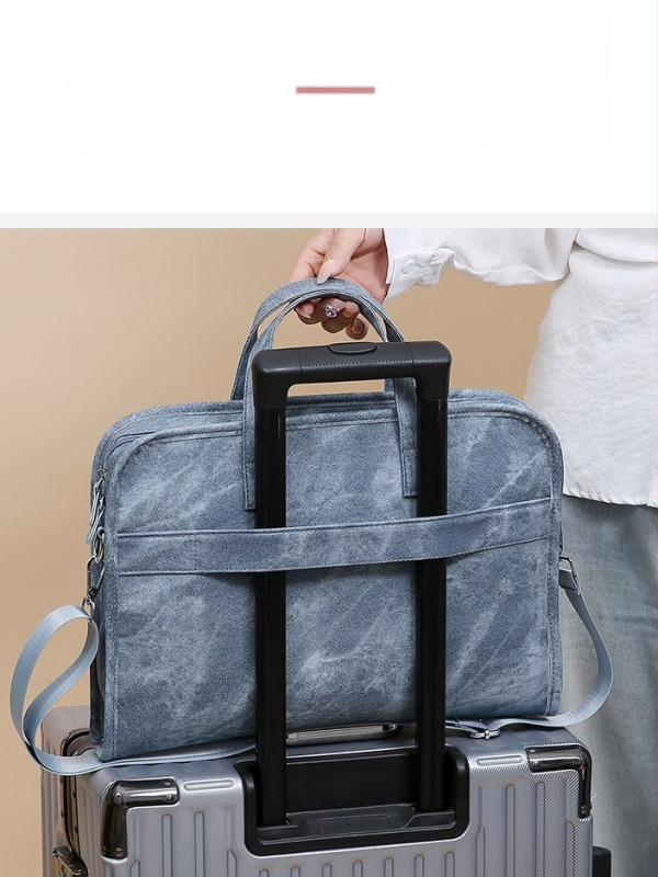 Liping vízálló PU laptop oldaltáska – ultrakönnyű, uniszex, poliészter bélés, üzleti elit stílus