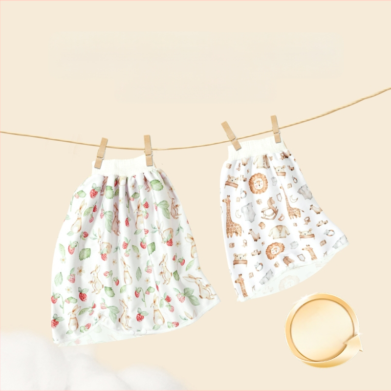 Бебешка пола за подгузник – водоустойчива пераема подложка, дишаща за деца 1–3 г (Happy Flute SMT2157, терри плат)