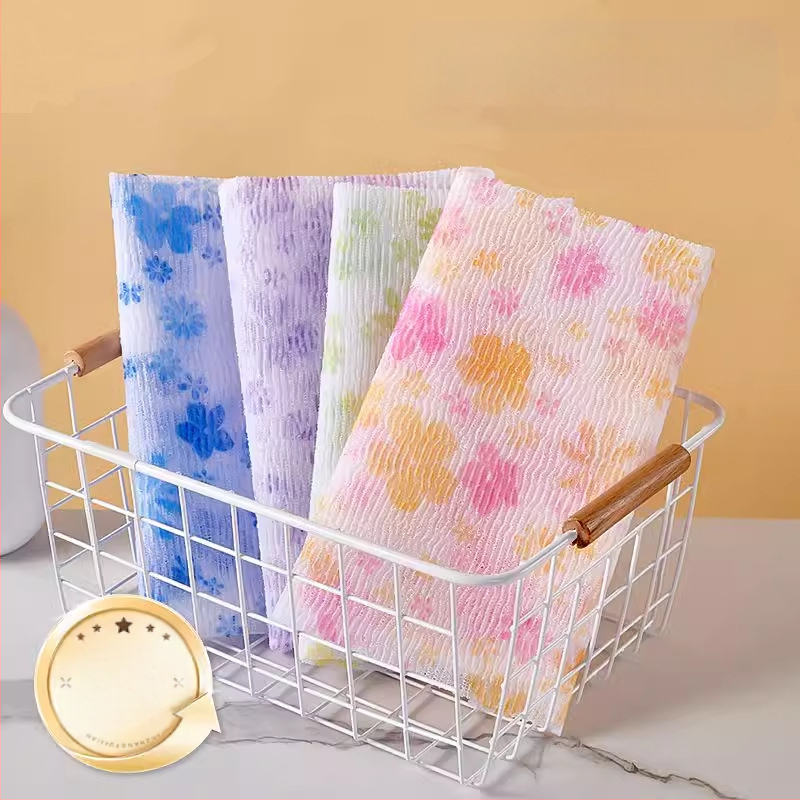 Скрабър за гръб в корейски стил, дълга лента, ексфолиращ с груба прежда за душ (за деца), Артикул 1002500412