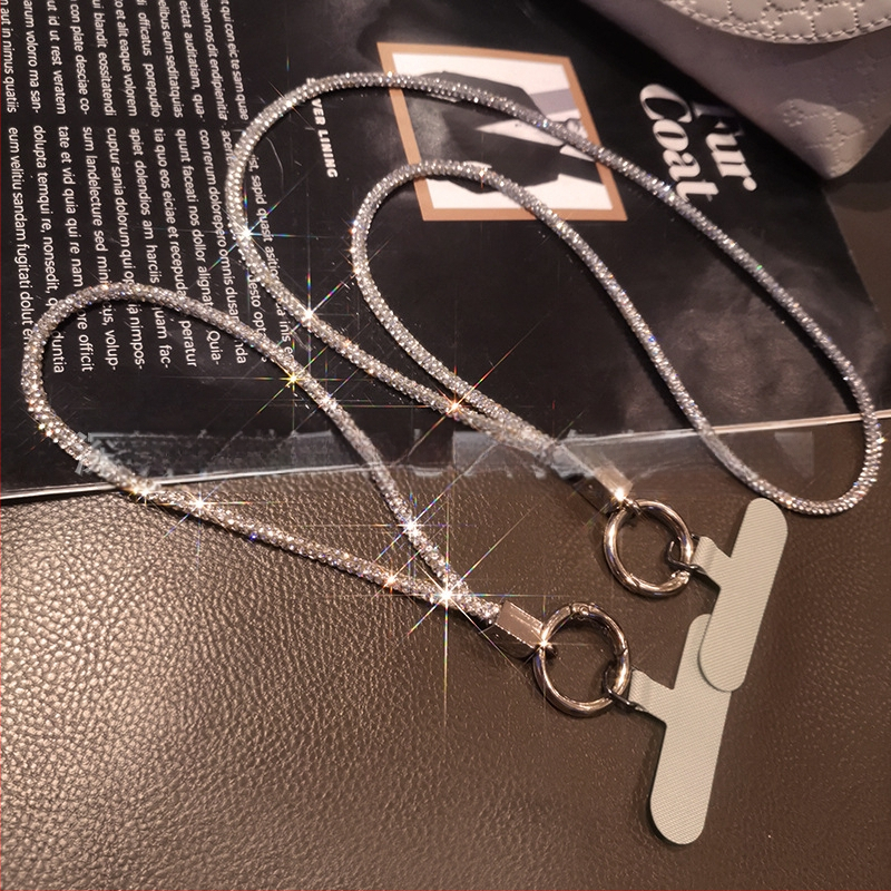 Ланярд за мобилен телефон Zhenge – ръчна изработка, с висулка, метална катарама