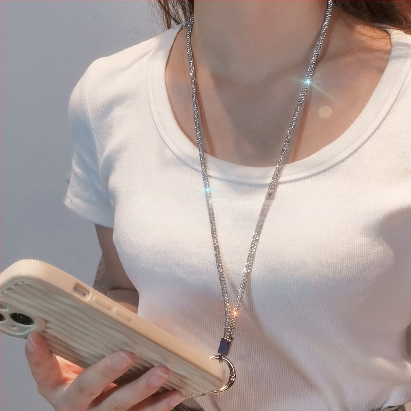 Ланярд за мобилен телефон Zhenge – ръчна изработка, с висулка, метална катарама