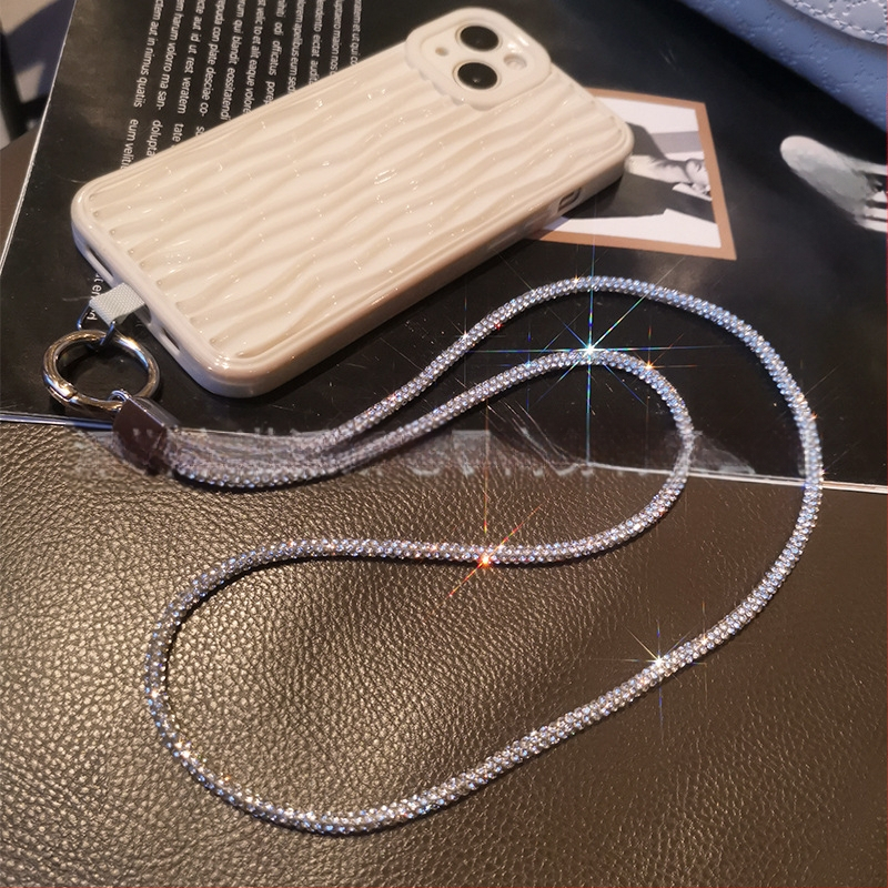 Ланярд за мобилен телефон Zhenge – ръчна изработка, с висулка, метална катарама