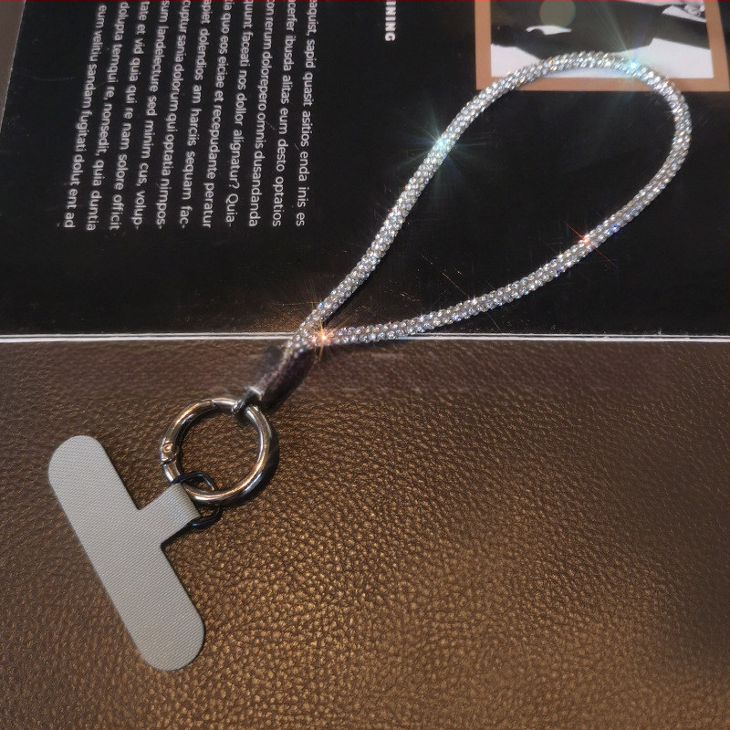 Ланярд за мобилен телефон Zhenge – ръчна изработка, с висулка, метална катарама