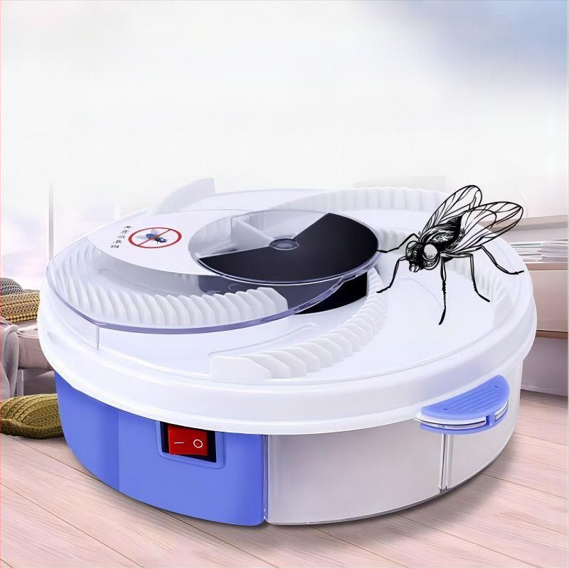 Capcană electrică pentru muște cu cușcă, pentru casă și restaurante, acoperire până la 10 m², fără sursă de lumină, fără baterie încorporată, eliminare prin șoc electric manual