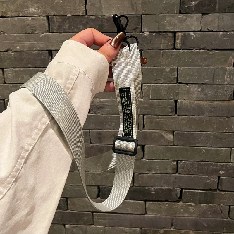 Ланярд за мобилен телефон с кръстосана презрамка – унисекс, нейлонова лента с метална катарама, марка Jiazhen, печатано лого