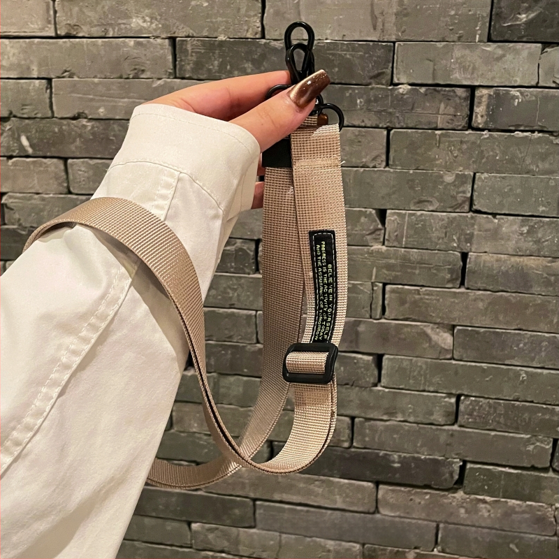 Ланярд за мобилен телефон с кръстосана презрамка – унисекс, нейлонова лента с метална катарама, марка Jiazhen, печатано лого