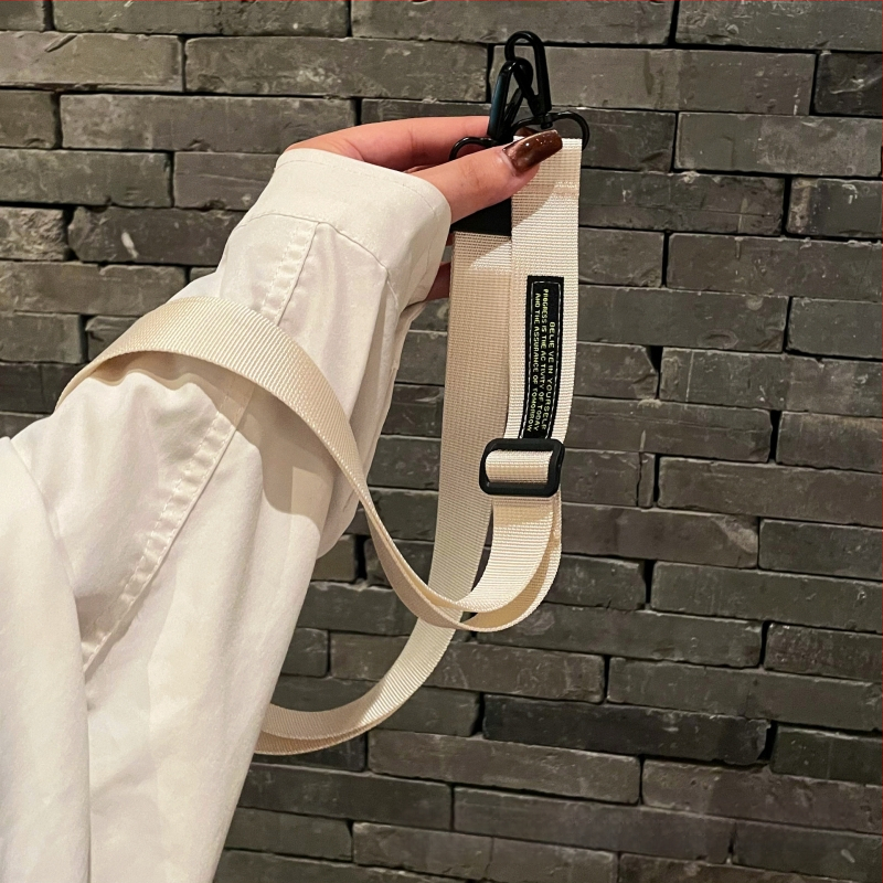 Ланярд за мобилен телефон с кръстосана презрамка – унисекс, нейлонова лента с метална катарама, марка Jiazhen, печатано лого