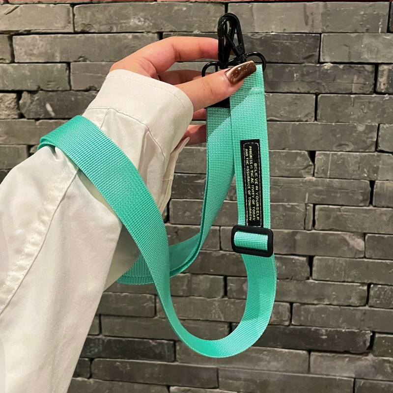 Ланярд за мобилен телефон с кръстосана презрамка – унисекс, нейлонова лента с метална катарама, марка Jiazhen, печатано лого