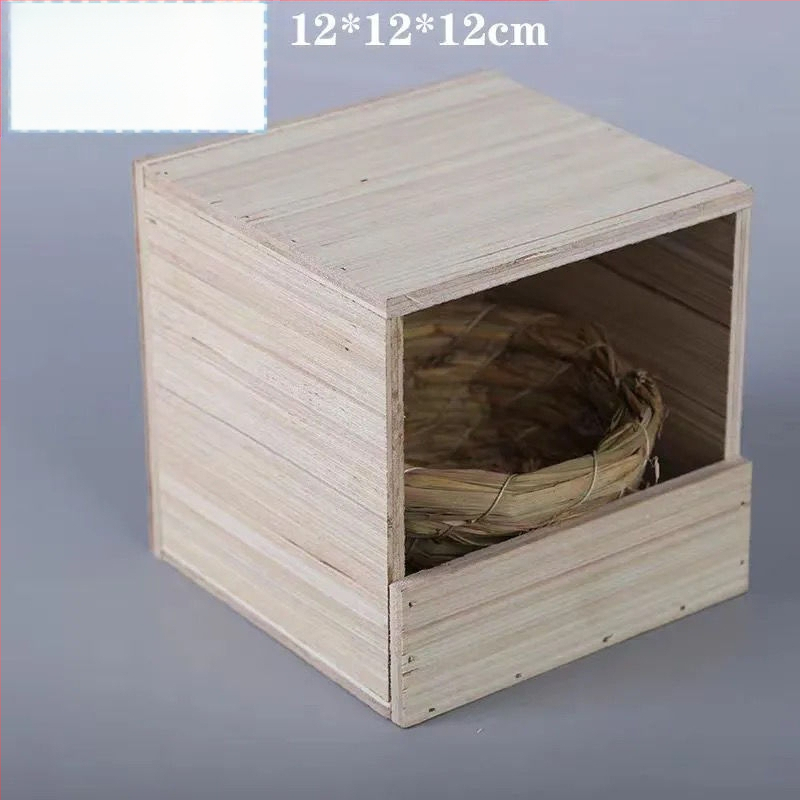 Cutie din lemn pentru reproducerea papagalilor cu cuib suspendat, model RR7hQhsi