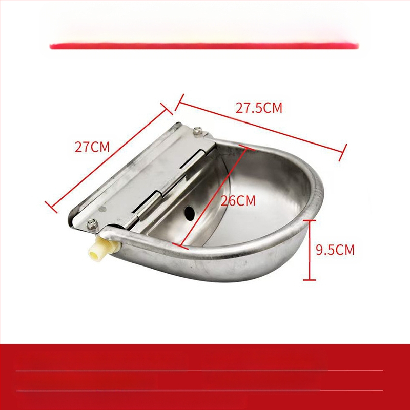 Неръждаем водопой за добитък с плаващ топчест механизъм, автоматичен водопой