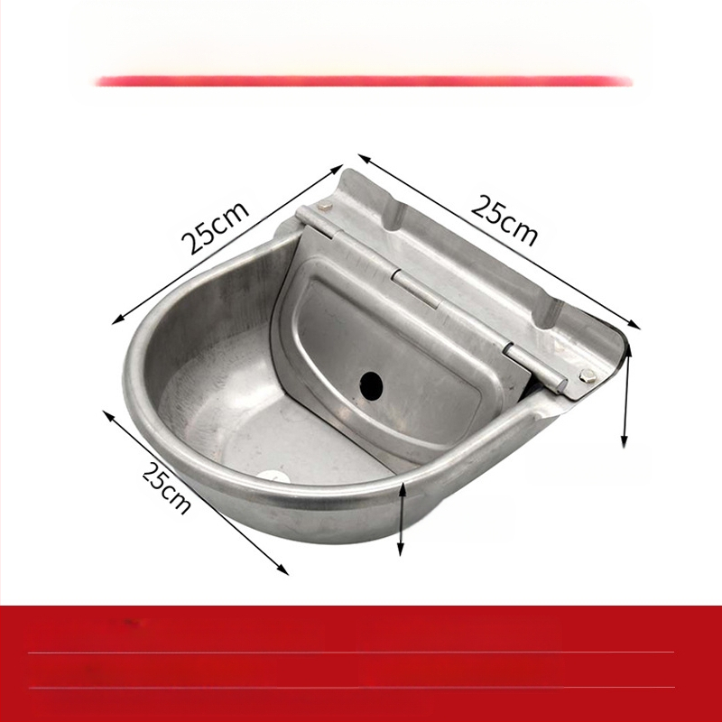 Неръждаем водопой за добитък с плаващ топчест механизъм, автоматичен водопой