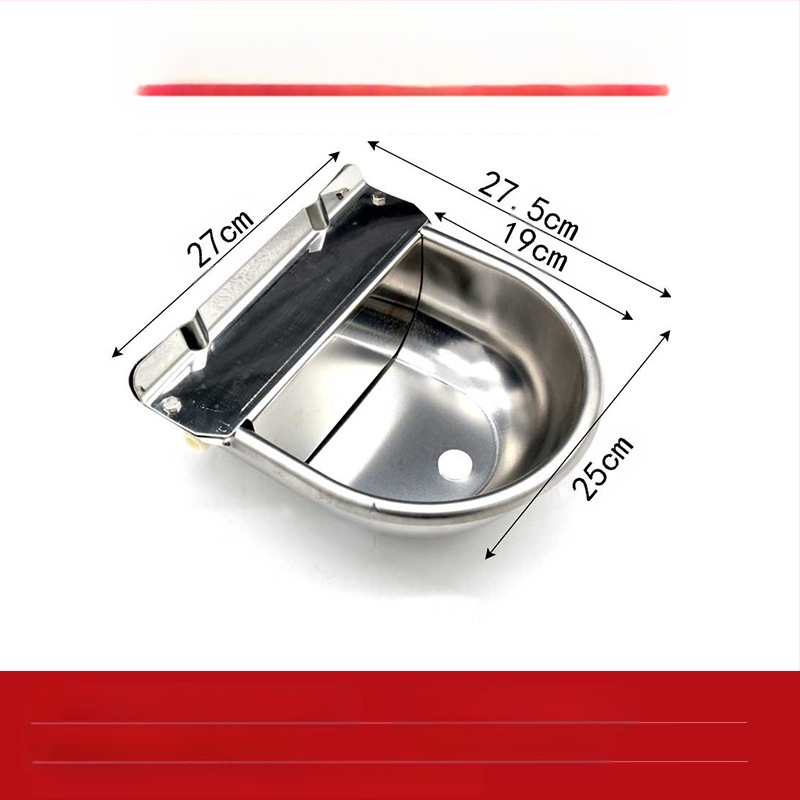 Неръждаем водопой за добитък с плаващ топчест механизъм, автоматичен водопой