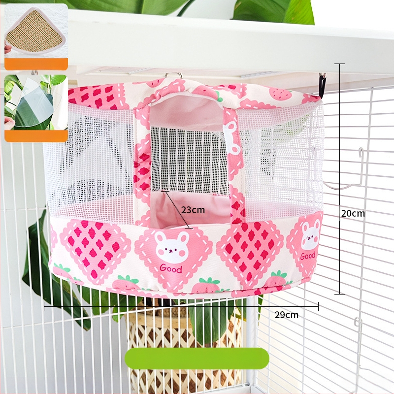 Φωλιά-κρεμάστρα παπαγάλου από ύφασμα, δροσερή καλοκαιρινή καταφύγιο; Υλικό: ύφασμα; Μάρκα: Άλλη; Κατάλληλο για Παπαγάλο