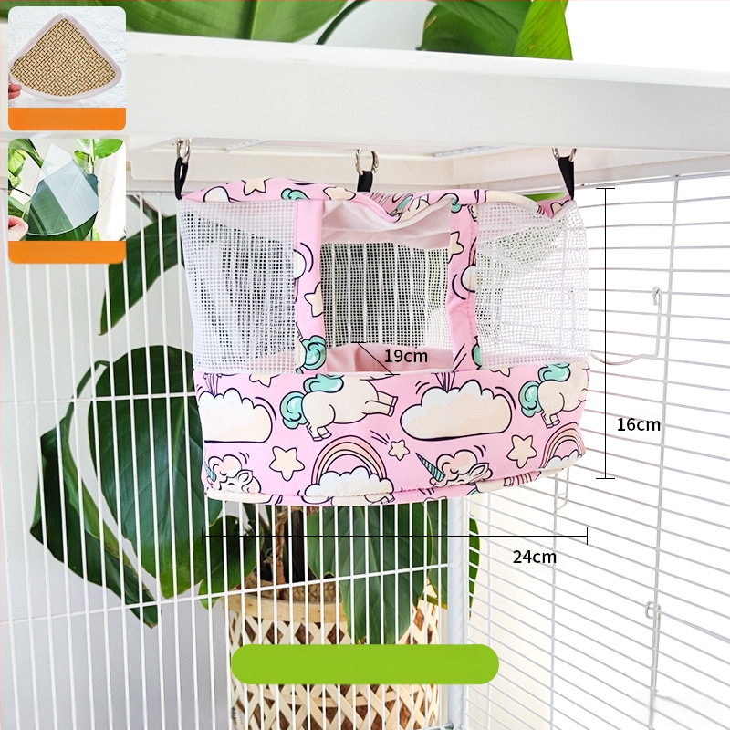 Φωλιά-κρεμάστρα παπαγάλου από ύφασμα, δροσερή καλοκαιρινή καταφύγιο; Υλικό: ύφασμα; Μάρκα: Άλλη; Κατάλληλο για Παπαγάλο